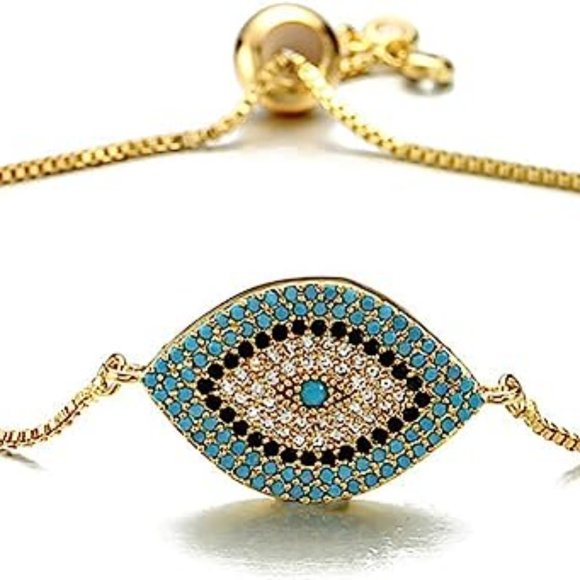 Colorful Evil Eye Bracelet - Picture 2 of 2